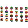 YROHGKPN Giocattoli, sacchetti colorati per le capacità sensoriali e motoriche dei bambini, giocattolo in tessuto per imparare e giocare all'aperto, gioco di lancio per bambini
