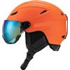 Generico Berretto da Sci for Uomo e Donna, Snowboard, con Visiera Rimovibile(Orange,L)
