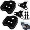 Editbar 2 adattatori per bicicletta Cleats compatibili con adattatore per piastra Shimano SPD SM-SH41 - adattatore pedale per bicicletta, set di piastre per scarpe, convertitore per bici da corsa e