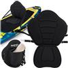 Neo-Sport Sedile SUP per Stand Up Paddle Board - Seduta in schiuma con schienale, cinghie regolabili e tasca posteriore - Sedile kayak compatibile con molte tavole SUP, 77 x 52 cm