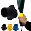 Generic Copertura per manico della racchetta da tennis in silicone, impugnatura ergonomica per paddle pickleball, guida antiscivolo per la posizione della mano per ridurre l'affaticamento del polso e il
