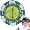 Generico Segnali di Golf per Mettere la Clip Verde da Golf marcatore | Aiuti di Lettura di addestramento ad Alta precisione | di addestramento Riutilizzabile Che mettono per Uso Esterno Interno