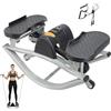 Générique Stepper Laterale Rock - Dispositivo Fitness basso per la casa | Macchina compatta e portatile con corde di trazione | Protegge le ginocchia e le articolazioni lavorando gambe, fasciali e addominali
