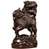 ATREDESES Arredamento per Ufficio Intaglio del Legno Ornamento di Unicorno Legno massello Casa Soggiorno Decorazioni for Ufficio Artigianato in Mogano Arredamento per La Casa(7.87in)