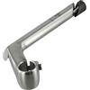 Moliuoly Attacco manubrio per bicicletta con collo d'oca 80 x 180 mm, in lega di alluminio, per forcella da 22,2 mm/25,4 mm e manubrio da 25,4 mm, design leggero e robusto per una posizione di guida