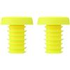 ULTECHNOVO Tappi per Manubrio Bicicletta 1 Paio Color Giallo in Poliestere e Gomma, Leggeri e Portatili per Bici da Strada e Mountain Bike