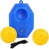 KTUXZCI Allenatore di Pickleball per Adulti e Bambini, Incontri del fine Settimana e intrattenimento per Amici o familiari Appassionati di Sport, Palline da Pickleball, Arancia, 21x14x6cm
