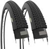 ECOVELO' COPERTONI PNEUMATICI 27.5 x 2.10 (54-584) BICI MTB GOMMA STRADALE BICI UOMO OFF-ROAD STERRATO TREKKING