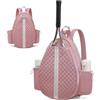 Jinfanshurich Zaino da tennis, borsa da tennis, unisex, per 2 racchette da tennis