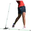 Generisch Supporto per asta di allineamento, supporto portatile regolabile per allenamento, set di barre di allineamento da golf e supporto angolare, per uso interno, esterno, casa e ufficio, campo da golf e