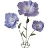 Baoblaze Fiori Giganti per Decorazioni Nuziali con Base in Piedi, Eleganti Festoni Floreali Decorativi per Feste Nuziali, Decorazioni per Il Soggiorno, Viola Chiaro