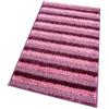 emmevi Tappeto Bagno Doccia Scendiletto Morbido Shaggy Assorbente Antiscivolo Lavabile 60x120 Cm Porpora