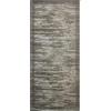 Pierre Tappeti Tappeto moderno NEW YORK FANGO cornice con tinta unita effetto melange, passatoia cucina multiuso lavabile antiscivolo cm.55x140