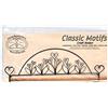 Ackfeld Manufacturing Titolare classico del tessuto da 12 pollici del giardino dei fiori di motivi con il tassello