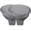 LED ATOMANT Confezione da 2 Lampadina LED MR16 12V/24V 7W Regolabile, Colore Bianco Bianco (6500K), 600 Lumen, Angolo di Apertura di 38 gradi