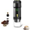 EVISTR Macchina per caffè espresso elettrica portatile - Macchina da caffè da viaggio compatta con auto-riscaldamento, ricarica USB-C - per caffè macinato, capsule NS, ideale per campeggio, ufficio, auto