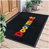 CVBN Zerbino Personalizzato con Logo Foto Scritta Zerbini Personalizzati Ingresso Esterno In Gomma Antiscivolo Tappeto Personalizzabile Interno per Casa Ufficio Aziendali,50x70cm