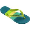 Havaianas HAVAIANAS BRASIL TECH - Infradito unisex per adulti, Verde Vibrante, 45/46 EU