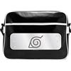 ABYSTYLE - NARUTO Borsa Besace Simbolo Konoha Vinile, Nero