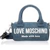 Love Moschino Moschino Borsa donna a mano/tracolla Love denim blu BS26MO34 JC4061PP1OLG170A Dimensioni borsa: PICCOLA