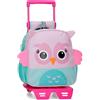 ROLL ROAD Happy Pets Zaino per l'Asilo Rosa 23x25x10 cm Poliestere