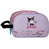 Pepe Jeans Sanrio Kuromi Retropop Due Scomparti Adattabile Case Viola 26x16x11 cm Poliestere