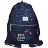 Pepe Jeans Lenay Blu Navy Zaino con Zip 35x46x0 cm Poliestere 0L di Joumma Bags