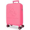 Disney Joumma Traveling with Minnie Valigia da Cabina Fucsia 36x55x20 cm Rigido ABS Lucchetto a Combinazione Integrato 32L 2.4kg 4 Doppie Ruote Bagaglio a Mano