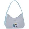 Disney Joumma Disney Tiki Stitch Small Denim Borsa a Tracolla 24x13x6 cm PU e Poliestere