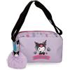 Pepe Jeans Sanrio Kuromi Retropop Borsa a Tracolla Viola 19.5x11.5x7.5 cm Poliestere