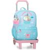 Enso Unicorn Paradise Zaino Scolastico con Trolley Blu Turchese 30x38x12 cm Poliestere 13.7L