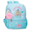 Enso Unicorn Paradise Zaino da Passeggio Blu Turchese 27x33x11 cm Poliestere 9.8L