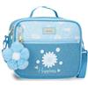 Enso Happiness Borsa Adattabile con Tracolla Denim 25x21x11 cm Poliestere