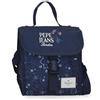 Pepe Jeans Lenay Borsa a Tracolla Porta Alimentos térmica Marino 20x23x14 cm Poliestere 6,44L di Joumma Bags