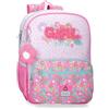 Enso Girl Zone Zaino Scolastico Adattabile al Trolley Fucsia 30x38x12 cm Poliestere 13.7L
