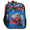 Marvel Joumma Marvel Spiderman Wall Crawler Zaino Scolastico Nero 30x40x13 cm Poliestere 15.6L