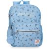 Pepe Jeans Olivia Mochila Adaptable a Carro Blu Claro 30x40x12 cm Poliestere 14,4L di Joumma Bags
