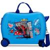 Marvel Joumma Marvel Spiderman Wall Crawler Valigia per Bambini Blu 50x38x20 cm Rigido ABS Lucchetto a Combinazione Laterale 34L 2.1kg 2 Wheels