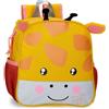 Roll Road Happy Pets Zaino per l'Asilo Giallo 23x25x10 cm Poliestere
