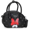 Disney Joumma Disney Bowlogue Minnie Borsa a Tracolla Nero 19x13x8 cm PU e Poliestere