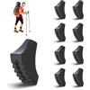 OTraki Bastoncini da Trekking in Gomma, 8 Pezzi Gommini per Bastoncini Nordic Walking Universale,Tappi Bastoncini Trekking,Gommini Bastoncini Trekking per Passeggio Escursioni