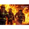 Edition Seidel Calendario di alta qualità con vigili del fuoco in uso 2026, formato DIN A4, calendario da parete, incendio, professione, volontari vigili del fuoco Ehrenamt protezione antincendio