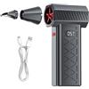 Genérico Ventilatore Super et: Turboventilatore, Spingere, Condotto, Ventilatore D'aria A 11 Pale | Asciugacapelli Portatile Ad Alta Potenza Per Pulizia Della Neve Auto, Uso In Garage, Prestazioni Durevole, H