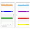 Agendepoint.it Ricambio agenda organizer settimanale 2027 COLORS 9,5x17cm - 6 fori standard - carta 90gr