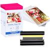 hehua Sostituzione per Canon KP-36IN Carta e Cartuccia Confezione Multipla, 1 Cartucce d'inchiostro e 36 Carta Fotografica (10 x 15 cm) Compatibile con Canon Selphy CP1200 CP1300 CP1500 CP1000 CP910