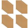 DWIYITTN 24 Pezzi Quadernino Piccolo, 12,7 x 8,9 cm Taccuino Tascabile con Copertina Kraft 36 Pagine Quaderno Appunti Mini Block notes per Agende,Planner, Diario di Viaggio, Marrone