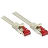 VARIA Group Cavo patch Cat. 6 S/FTP da 50 m in PiMF grigio con rivestimento in PVC e connettori RJ45 per rete