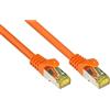 VARIA Group Cavo patch RJ45 Cat. 7 S/FTP da 20 m, arancione, con protezione per le linguette