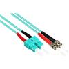 VARIA Group Cavo patch in fibra ottica duplex OM3 da 15 m, connettori SC-ST, LSZH