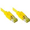 ALCASA Cavo patch Cat.7 da 20 m S/FTP Draka UC900 Hirose TM31 giallo